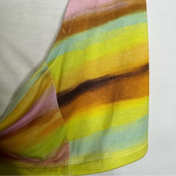 PLUSH Watercolor Sunset Halter Top/Wide Leg Pants NWT in Small - Picture 6 of 8